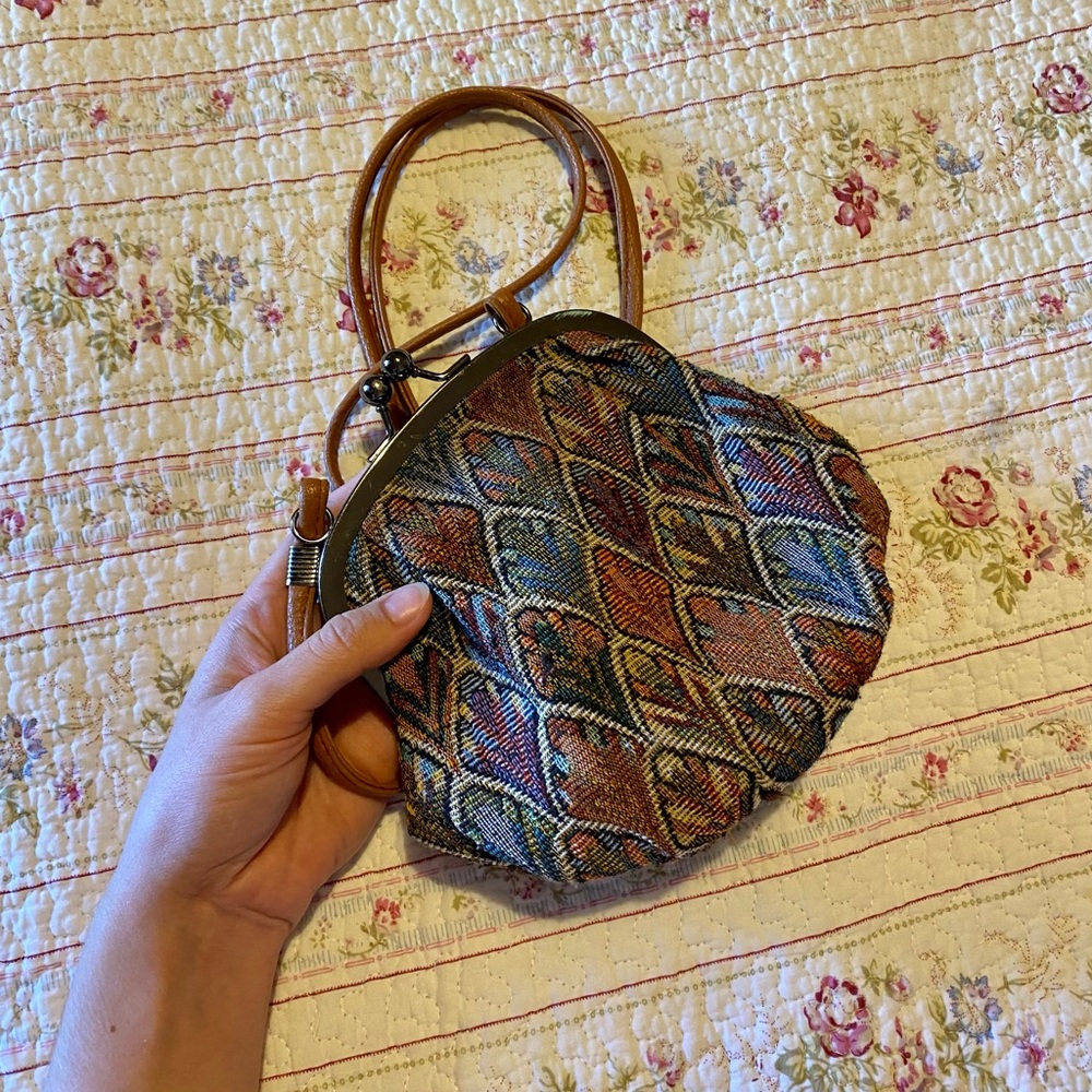 Retro Tapestry Bag - Picture 3 of 4